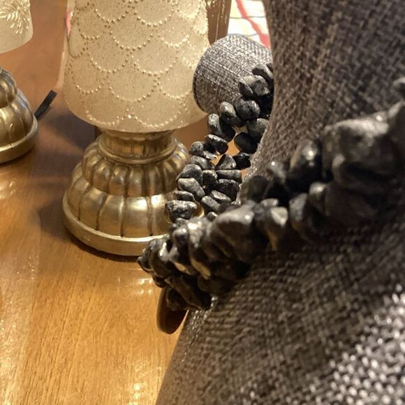 Set of Two Necklace in Greytones and Silvertone - Picture 2 of 9